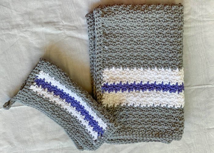 Dish towel crochet pattern