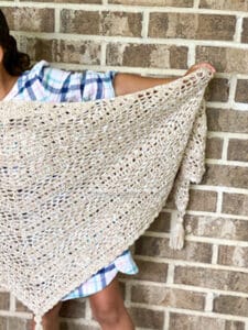 Beginner Crochet Shawl Pattern