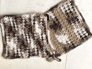 brown crochet potholder pattern