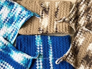 crochet hanging dish towel free pattern