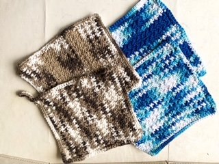 free crochet dish potholder pattern