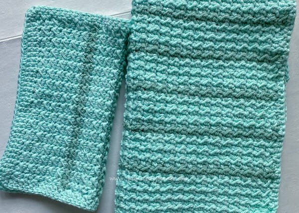 Crochettowelandpotholder