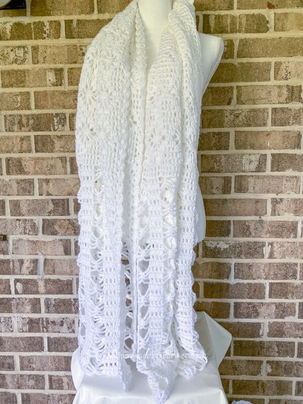 Crochetfiletscarf