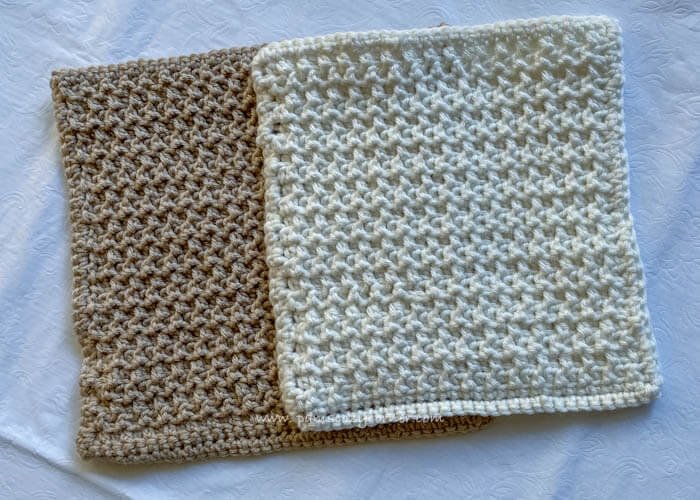 winter Crochet Wascloth