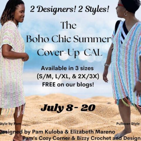 Image for Summer Crochet Beach Cover-up – Robe Style