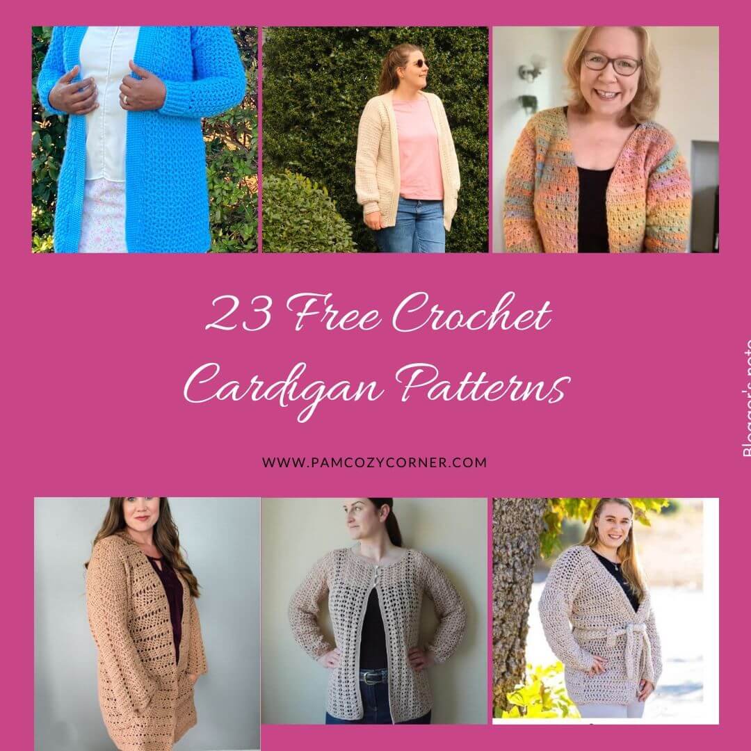 23 Best Crochet Cardigan Patterns