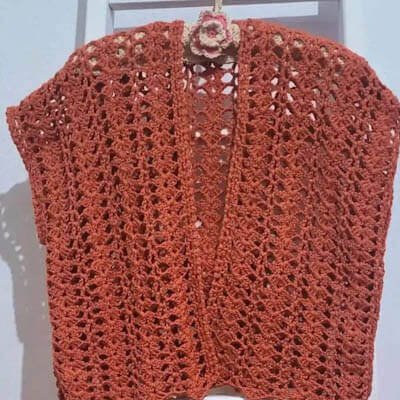 SunsetLaceBeginner Free Crochet Cardigan Pattern