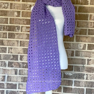 Clarice Amethyst Scarf 