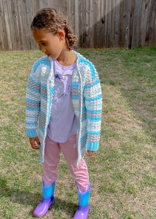 crochet girls cardigan pattern