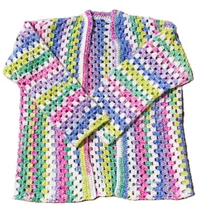 Crochet Cardigan Granny Stitch