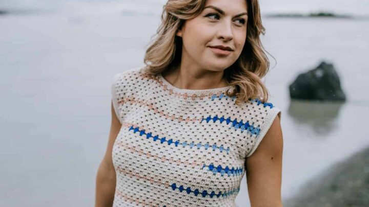 Crochet Granny Stitch Top 1 blog