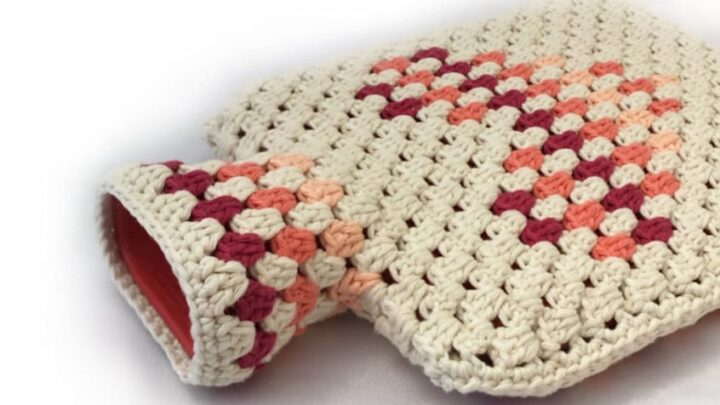 Free Granny Stripe Heart Hot Water Bottle Cover Crochet Pattern Featured Image 1100.jpgfit11002c476ssl1