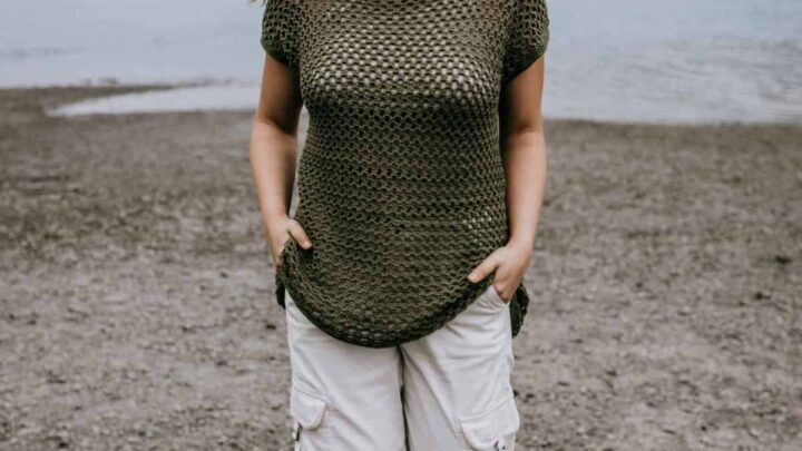 Honeycomb Mesh Crochet Top 2B blog