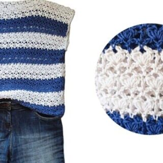 Image for Free Crochet Top Pattern: �A Breezy Make for Summer Days