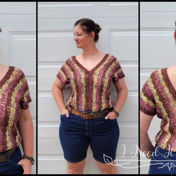Image for Free Crochet Top Pattern  Thalassa Top