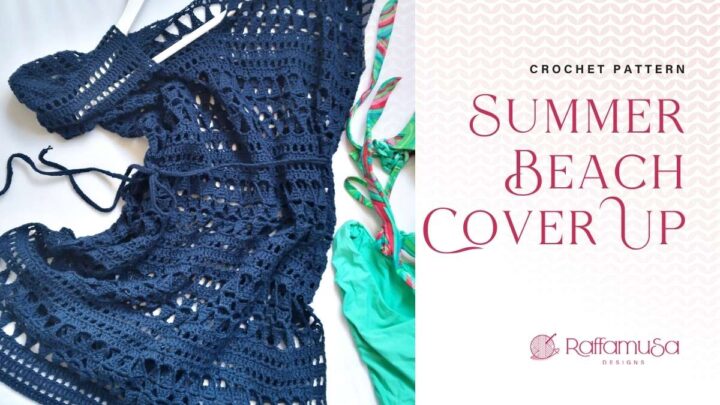 Summer Beach Crochet Coverup RaffamusaDesigns