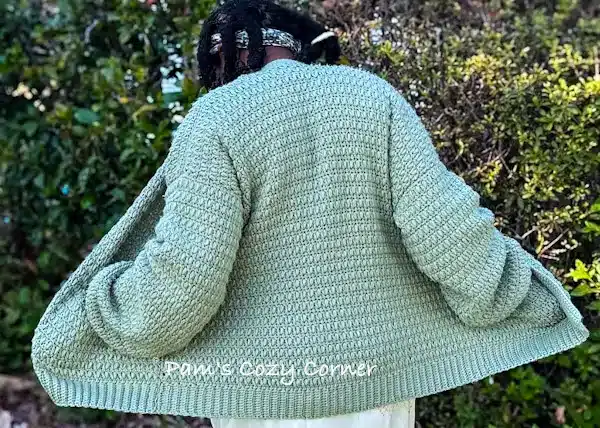 easy women crochet cardigan orchid