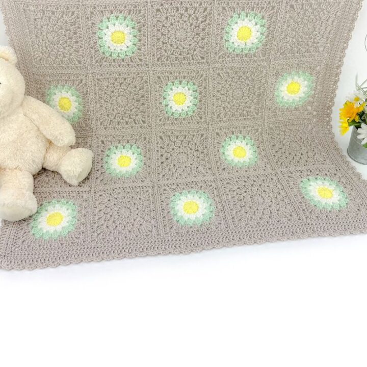 Image for Flower Granny Square Blanket - Free Crochet Pattern