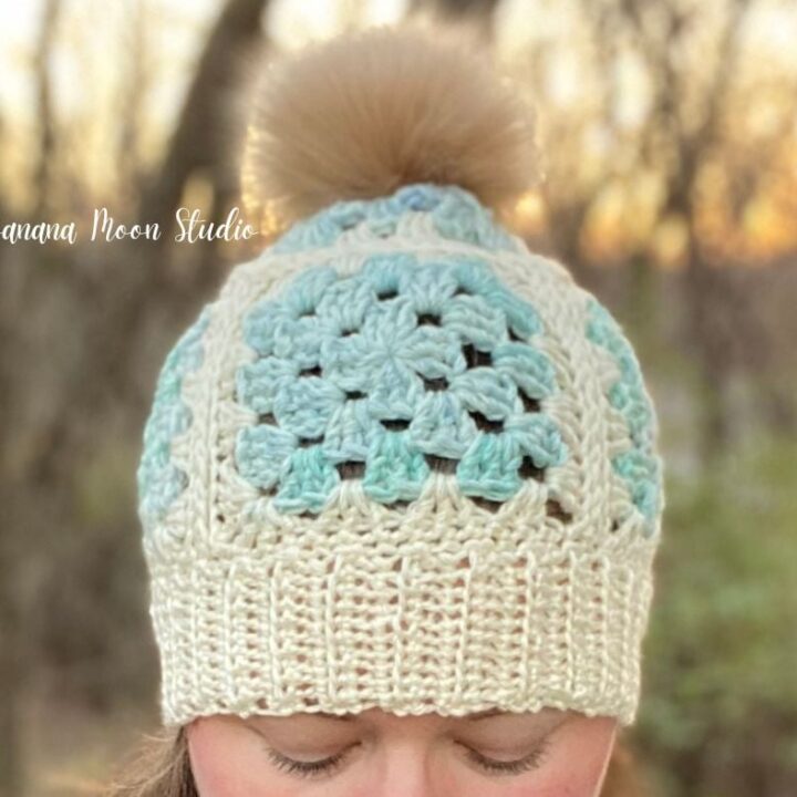 Image for Free Granny Square Beanie Pattern in 5 Sizes