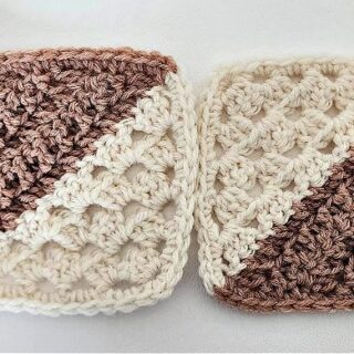 Image for Modern Granny Squares Crochet Blanket