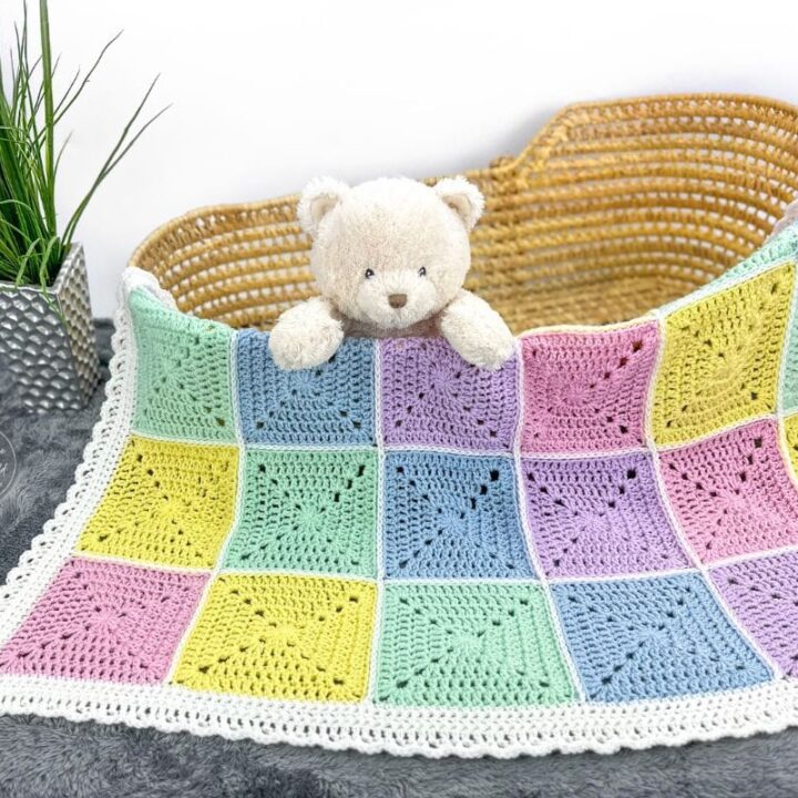 Image for Solid Granny Square Blanket - Free Crochet Pattern