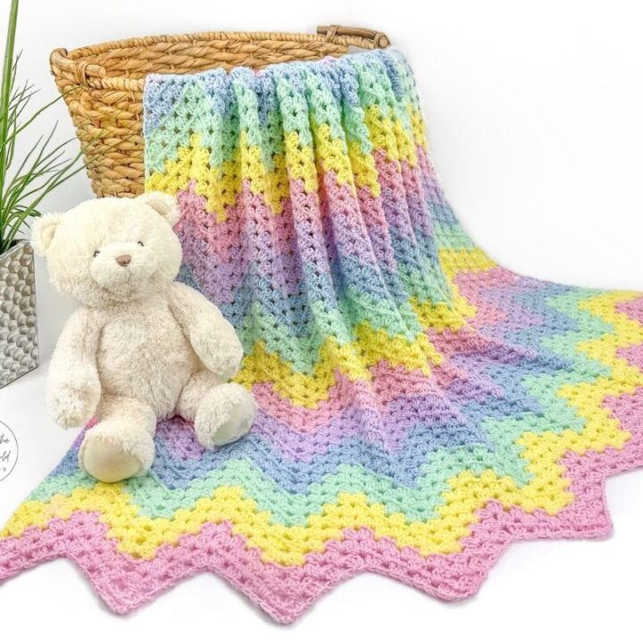 Image for Zig Zag Granny Stitch Blanket - Free Crochet Pattern