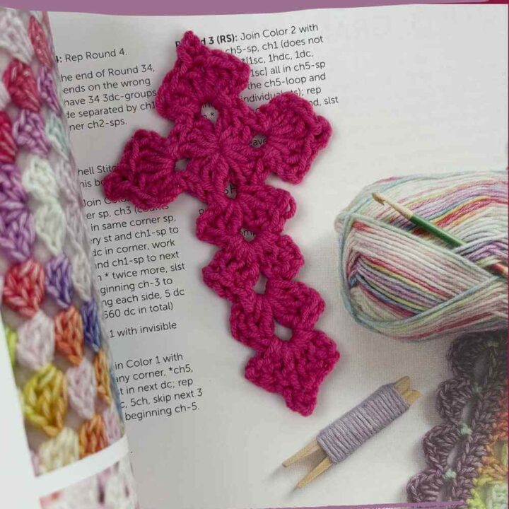 Image for Crochet Cross Bookmark Free Pattern
