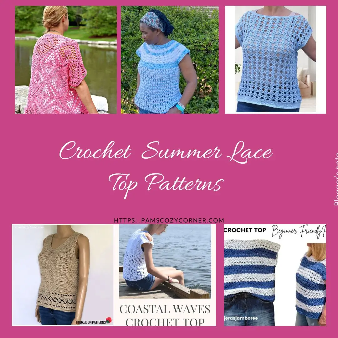 Crochet tops for women roundup