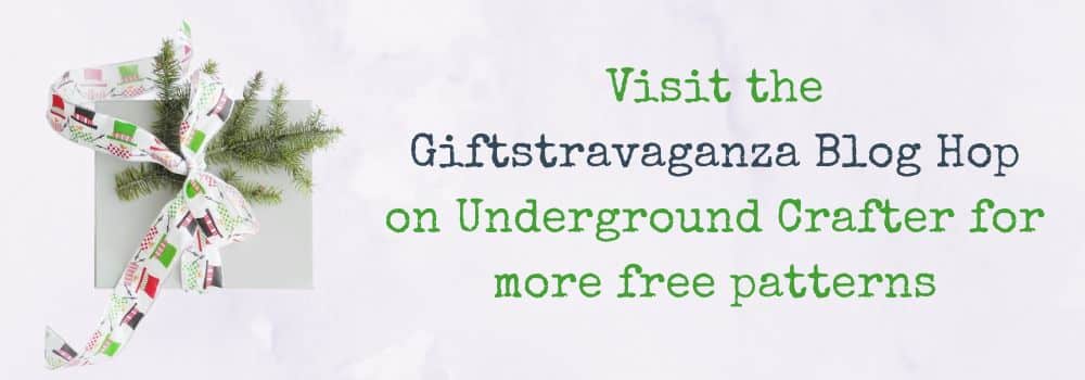 How to Crochet A Baby Blanket - Deanna’s Chunky Blanket 8 2025 Giftstravaganza Blog Hop with Underground Crafter visit blog hop button 1