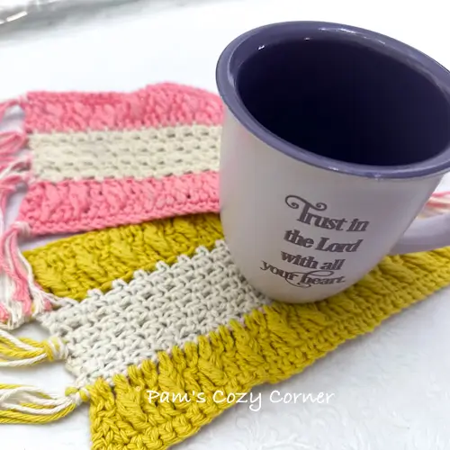 Easy Crochet Mug Rug Pattern 3 crochet mug rug pattern 1