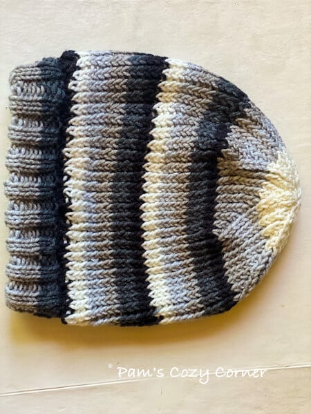 knit beanie pattern women