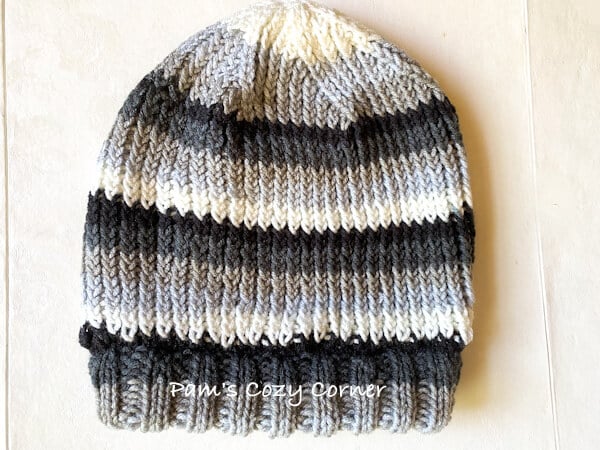 easy knit hat pattern-free pattern