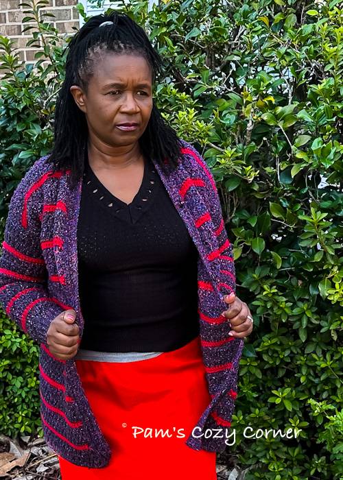 Crochet cardigan for mum