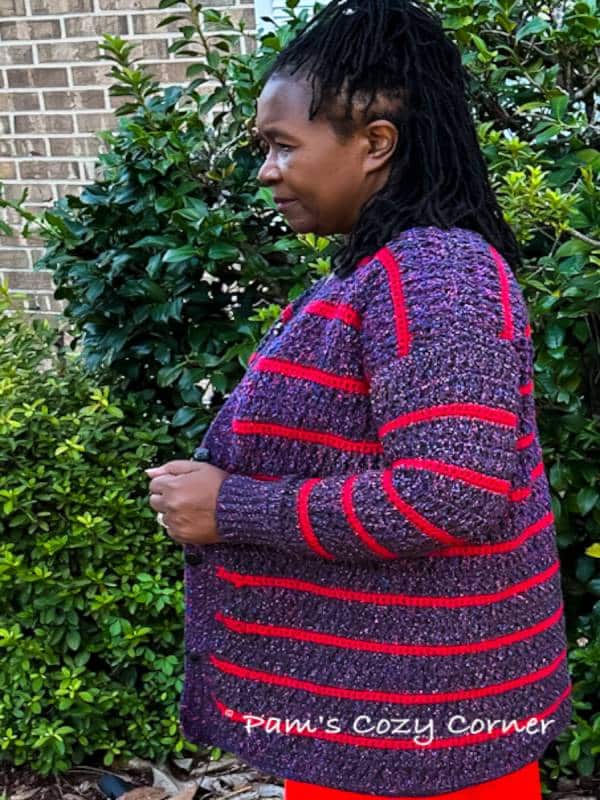 Easy womens crochet cardigan