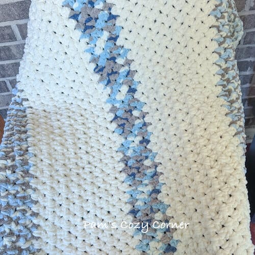 crochet throw balnket pattern