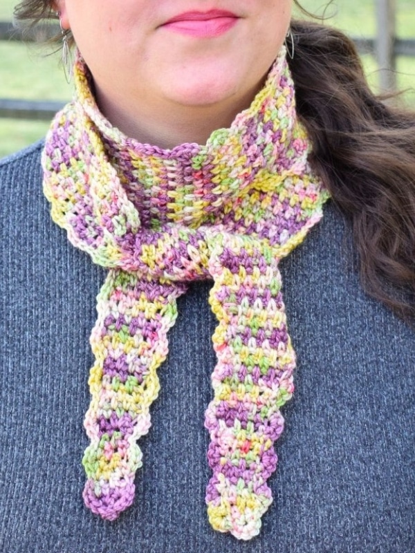 17 Free Spring Crochet Patterns 15 Crochet Skinny Scarf