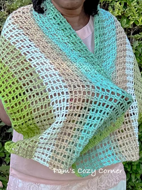 Free Crochet Lace Scarf Pattern – Begonia Scarf