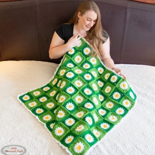 10 FRee Crochet Granny Square Patterns 7 Linked Crochet Daisy Granny Square