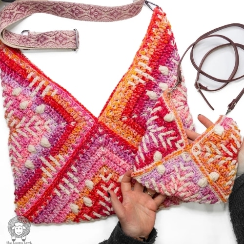 10 FRee Crochet Granny Square Patterns 12 Crochet Granny Square Bag