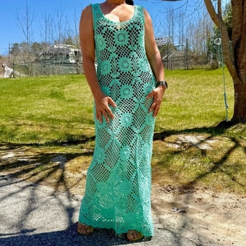 Crochet Beach Coverup
