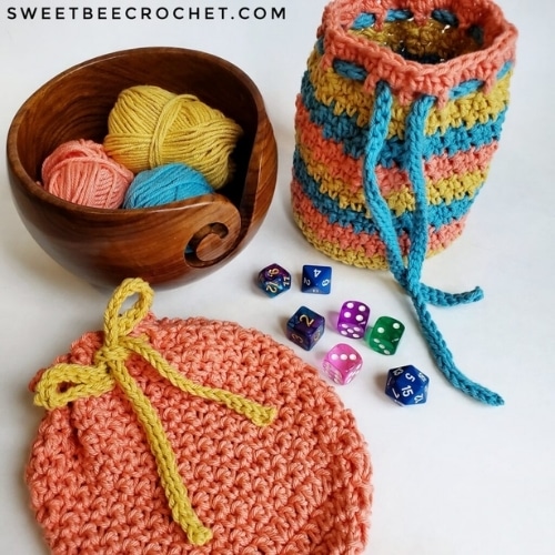 15 Free Crochet patterns to make This weekend 13 Crochet Dice Bag