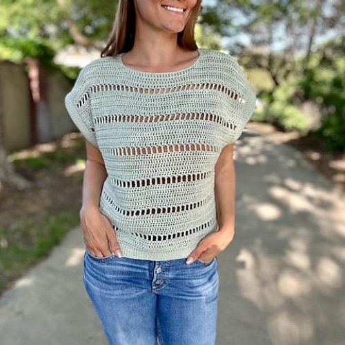 15 Free and Easy Crochet Tops for Late Summer 13 Crochet Summer Top