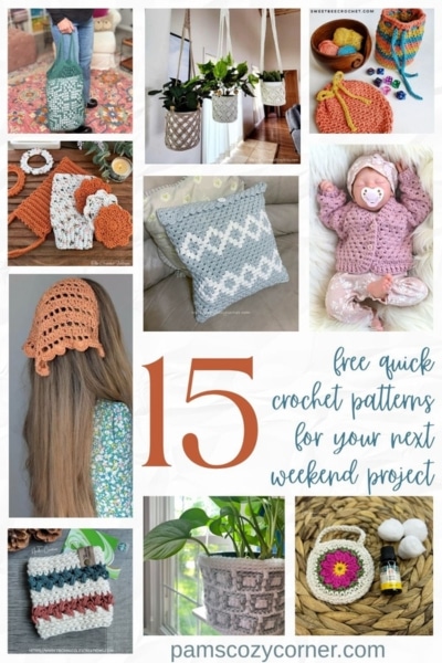 15 Free Crochet patterns to make This weekend 5 15 free quick crochet patterns for your next weekend project
