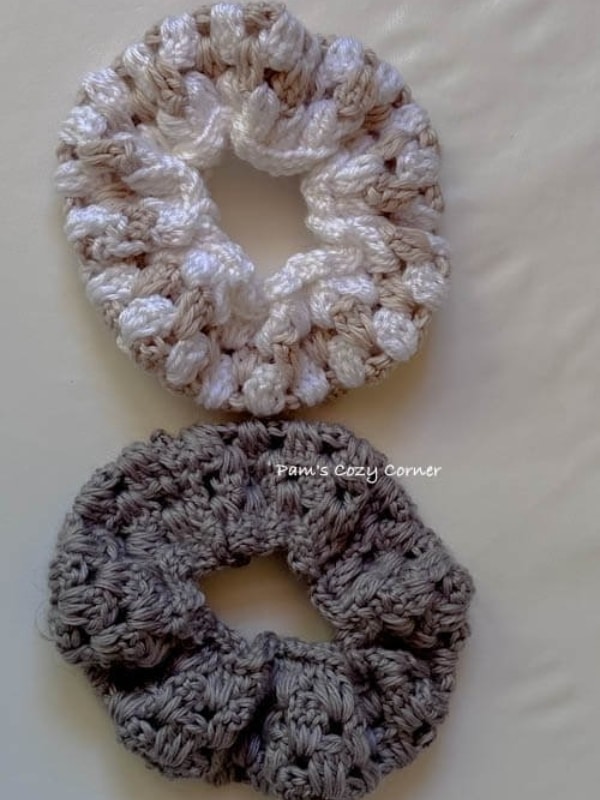 15 Free Crochet patterns to make This weekend 3 Crochet Scrunchie