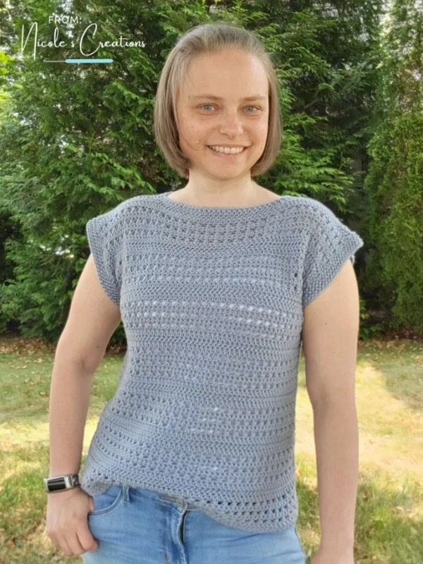 15 Free and Easy Crochet Tops for Late Summer 7 Crochet Summer Top