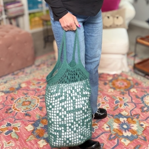 15 Free Crochet patterns to make This weekend 10 Filet Crochet Market Bag