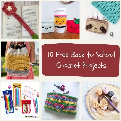 10 Free Crochet Back to school Patterns 1 10 Free Back to School Crochet Projects