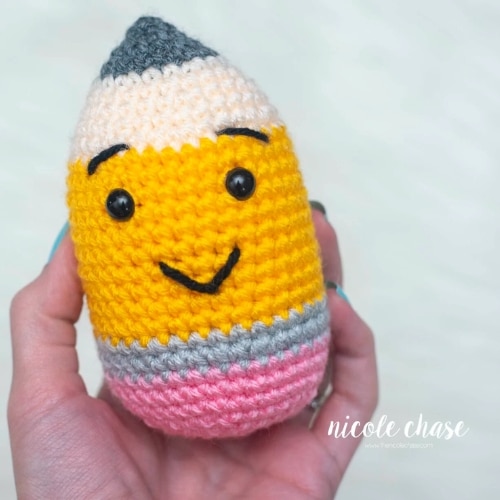 10 Free Crochet Back to school Patterns 4 Crochet Amigurumi Pencil