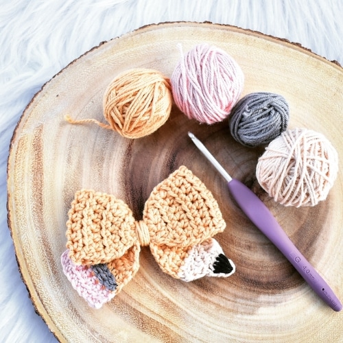 10 Free Crochet Back to school Patterns 6 Crochet Pencil Bow