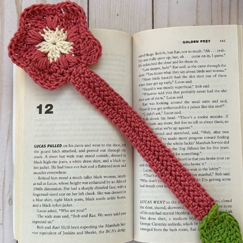 10 Free Crochet Back to school Patterns 10 Crochet Flower Bookmark